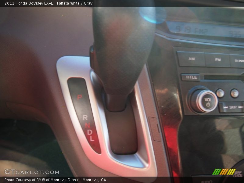 Taffeta White / Gray 2011 Honda Odyssey EX-L