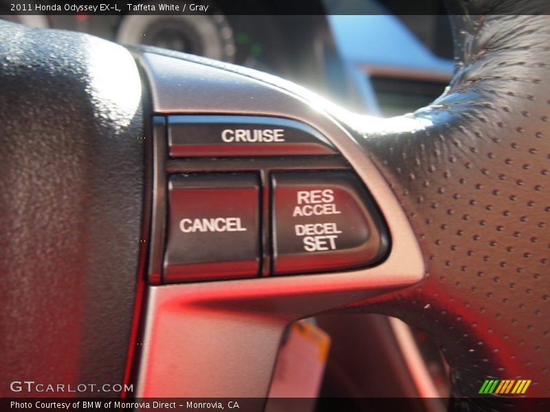 Taffeta White / Gray 2011 Honda Odyssey EX-L