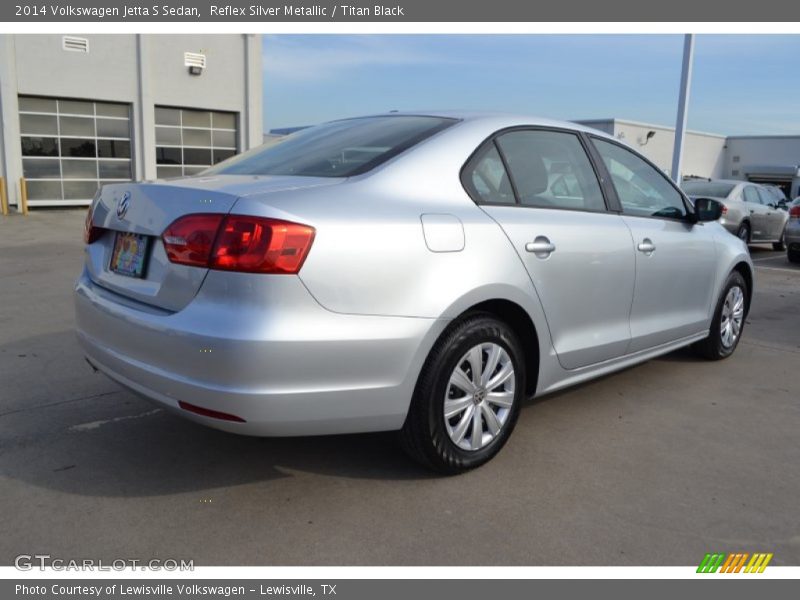 Reflex Silver Metallic / Titan Black 2014 Volkswagen Jetta S Sedan