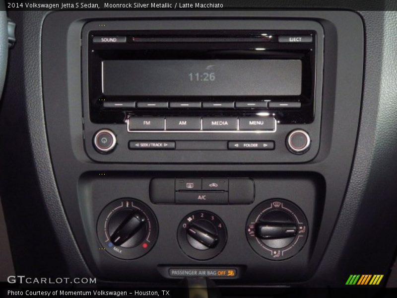 Moonrock Silver Metallic / Latte Macchiato 2014 Volkswagen Jetta S Sedan