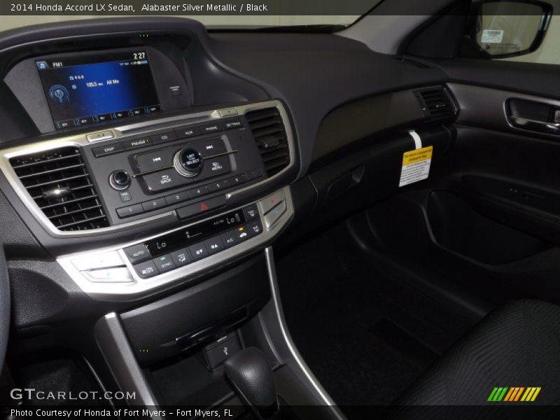 Alabaster Silver Metallic / Black 2014 Honda Accord LX Sedan