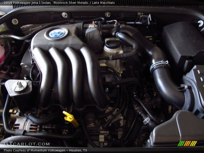 Moonrock Silver Metallic / Latte Macchiato 2014 Volkswagen Jetta S Sedan