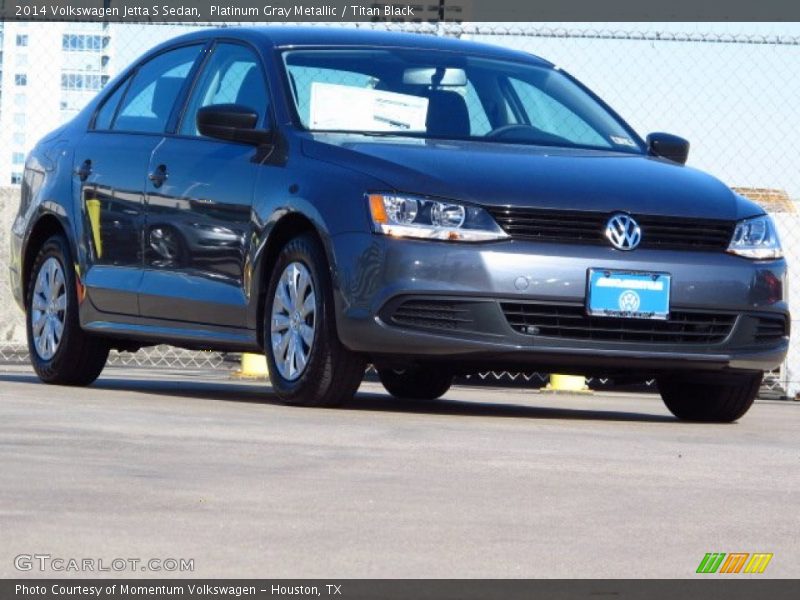 Platinum Gray Metallic / Titan Black 2014 Volkswagen Jetta S Sedan