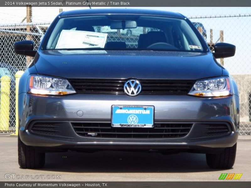 Platinum Gray Metallic / Titan Black 2014 Volkswagen Jetta S Sedan