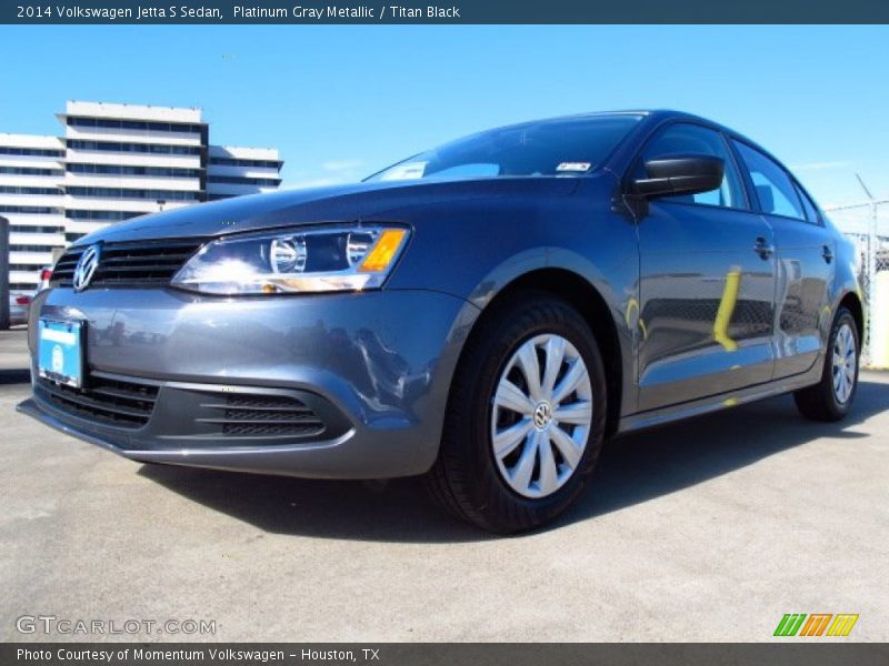 Platinum Gray Metallic / Titan Black 2014 Volkswagen Jetta S Sedan