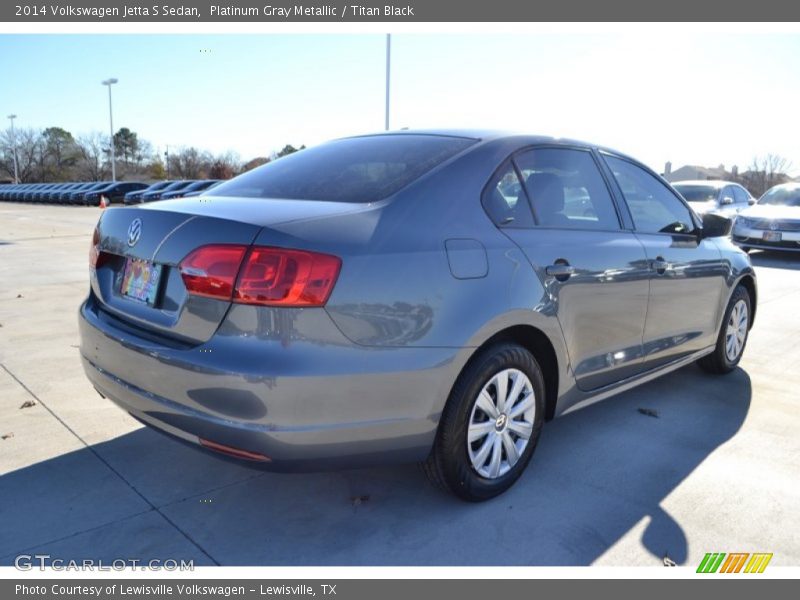 Platinum Gray Metallic / Titan Black 2014 Volkswagen Jetta S Sedan