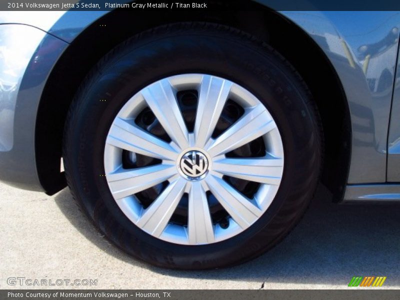 Platinum Gray Metallic / Titan Black 2014 Volkswagen Jetta S Sedan
