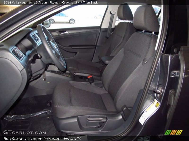 Platinum Gray Metallic / Titan Black 2014 Volkswagen Jetta S Sedan