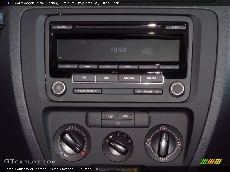 Platinum Gray Metallic / Titan Black 2014 Volkswagen Jetta S Sedan