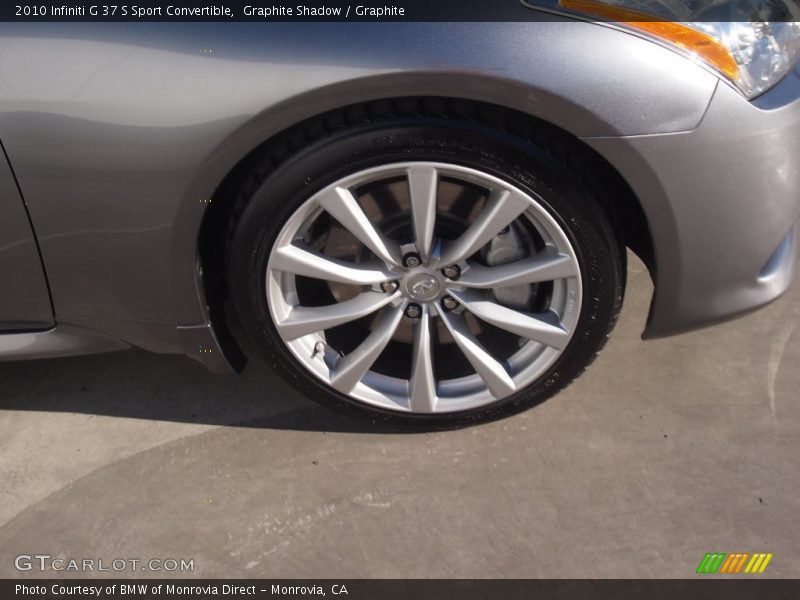 Graphite Shadow / Graphite 2010 Infiniti G 37 S Sport Convertible