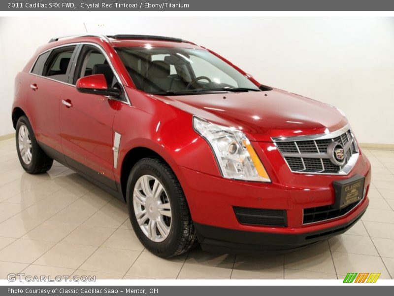 Crystal Red Tintcoat / Ebony/Titanium 2011 Cadillac SRX FWD