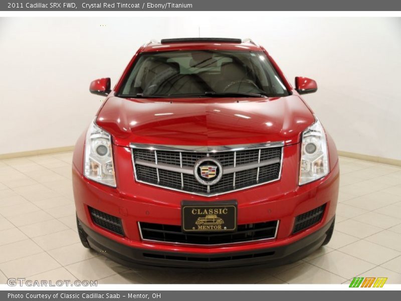 Crystal Red Tintcoat / Ebony/Titanium 2011 Cadillac SRX FWD