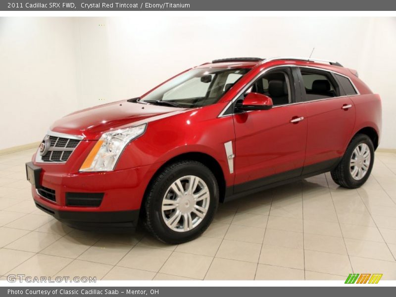 Crystal Red Tintcoat / Ebony/Titanium 2011 Cadillac SRX FWD