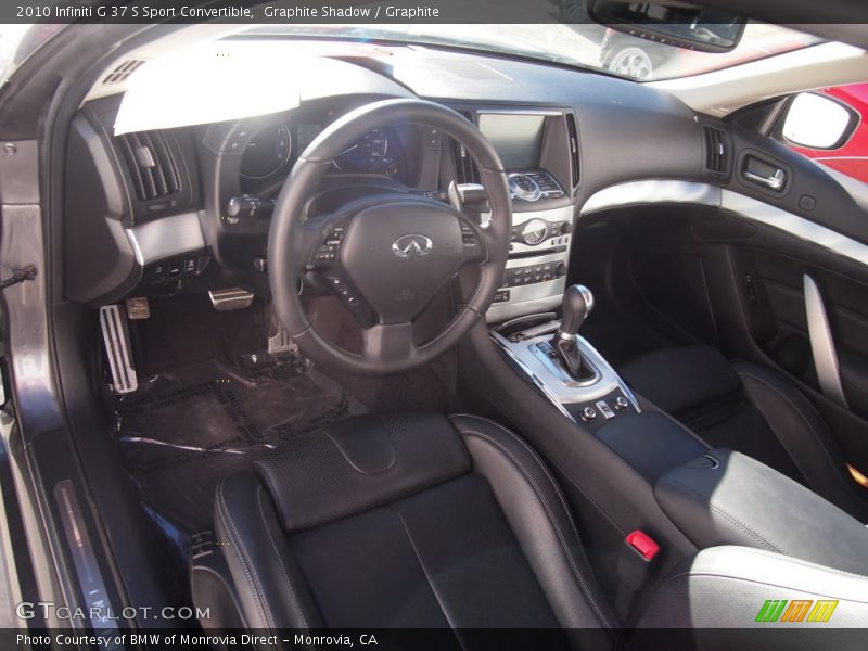 Graphite Shadow / Graphite 2010 Infiniti G 37 S Sport Convertible