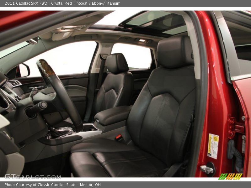 Crystal Red Tintcoat / Ebony/Titanium 2011 Cadillac SRX FWD