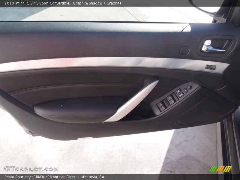 Graphite Shadow / Graphite 2010 Infiniti G 37 S Sport Convertible