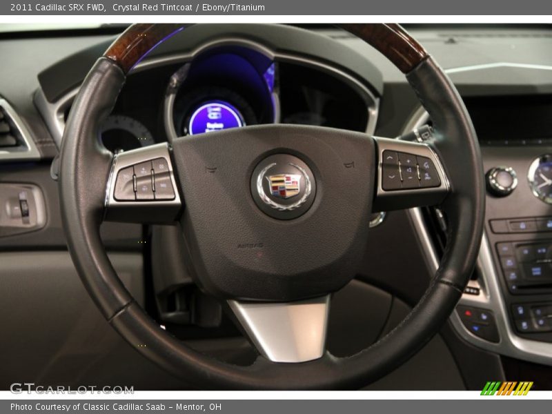 Crystal Red Tintcoat / Ebony/Titanium 2011 Cadillac SRX FWD