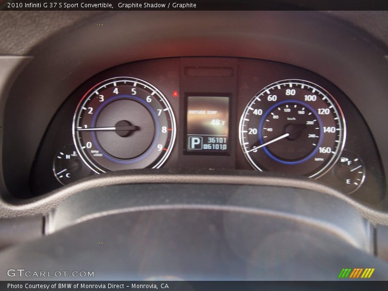 Graphite Shadow / Graphite 2010 Infiniti G 37 S Sport Convertible