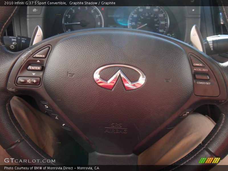 Graphite Shadow / Graphite 2010 Infiniti G 37 S Sport Convertible
