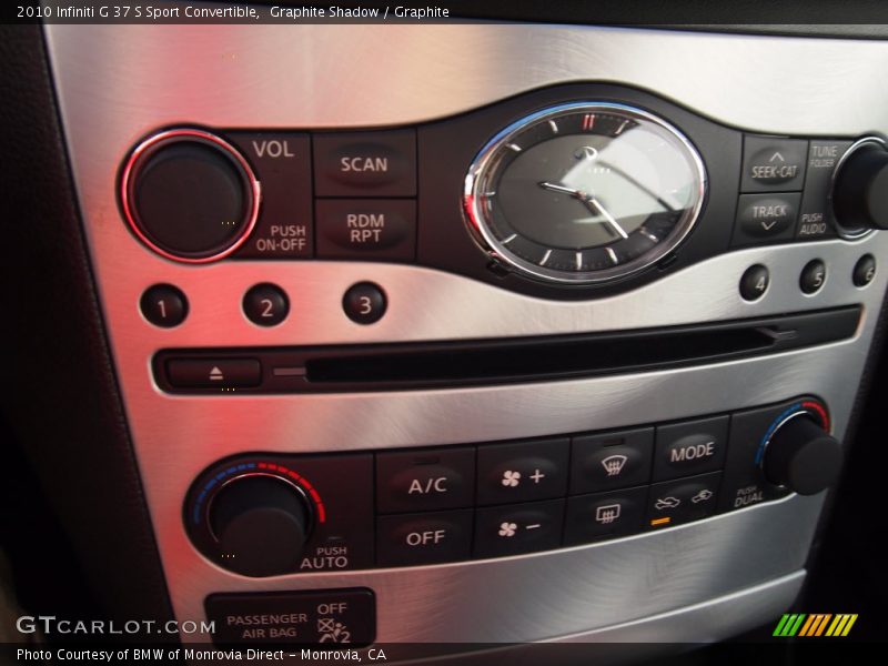 Graphite Shadow / Graphite 2010 Infiniti G 37 S Sport Convertible