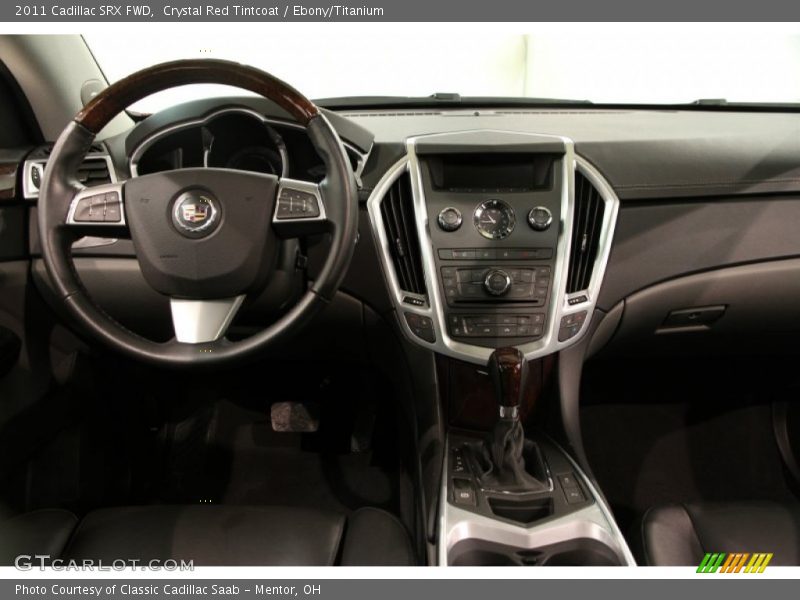 Crystal Red Tintcoat / Ebony/Titanium 2011 Cadillac SRX FWD