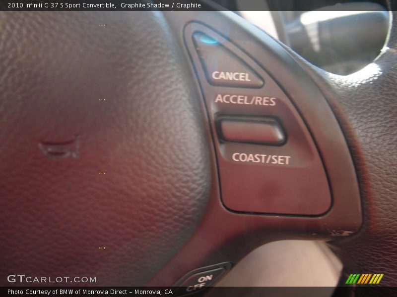 Graphite Shadow / Graphite 2010 Infiniti G 37 S Sport Convertible