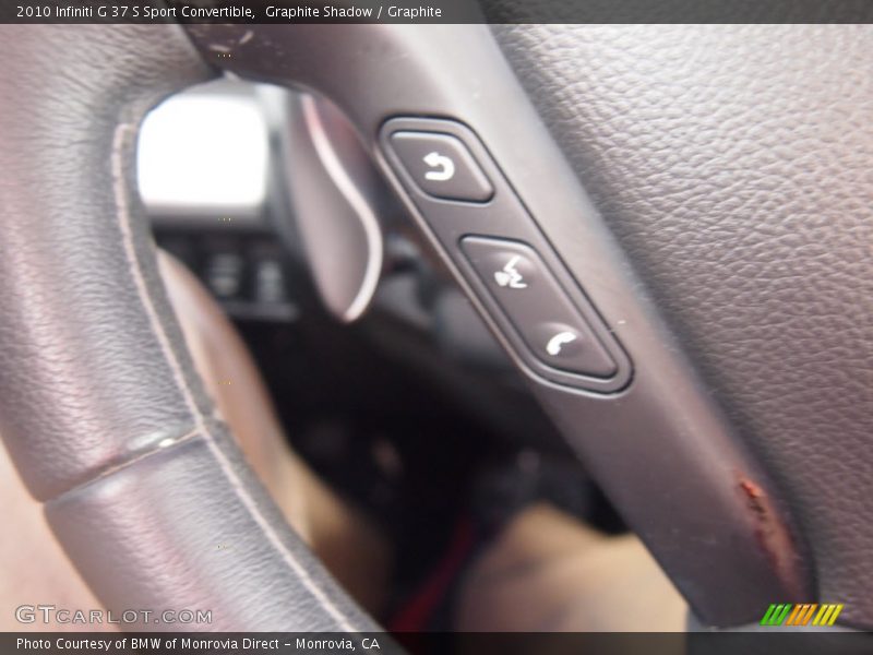 Graphite Shadow / Graphite 2010 Infiniti G 37 S Sport Convertible
