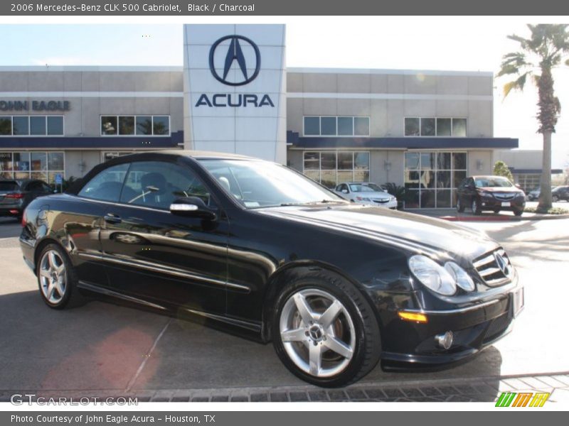 Black / Charcoal 2006 Mercedes-Benz CLK 500 Cabriolet