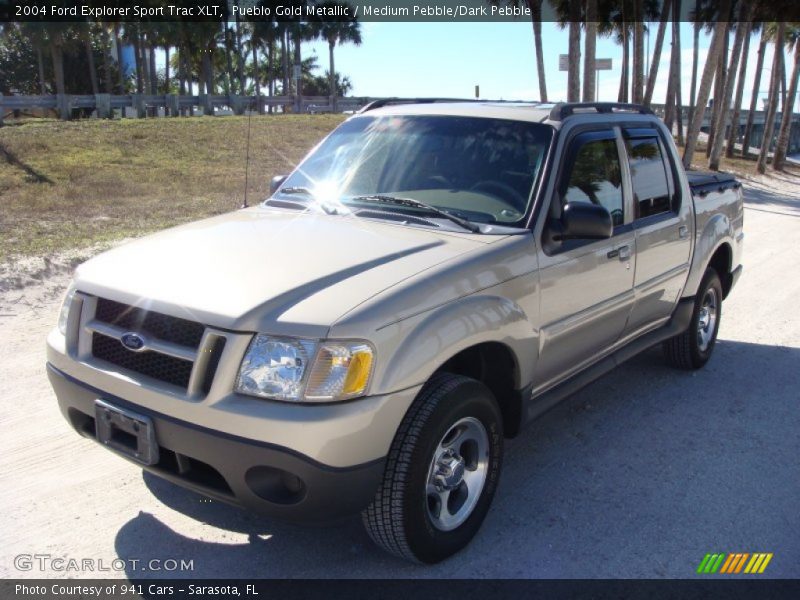 Pueblo Gold Metallic / Medium Pebble/Dark Pebble 2004 Ford Explorer Sport Trac XLT