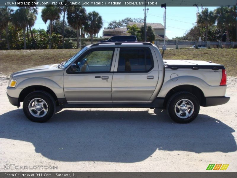 Pueblo Gold Metallic / Medium Pebble/Dark Pebble 2004 Ford Explorer Sport Trac XLT