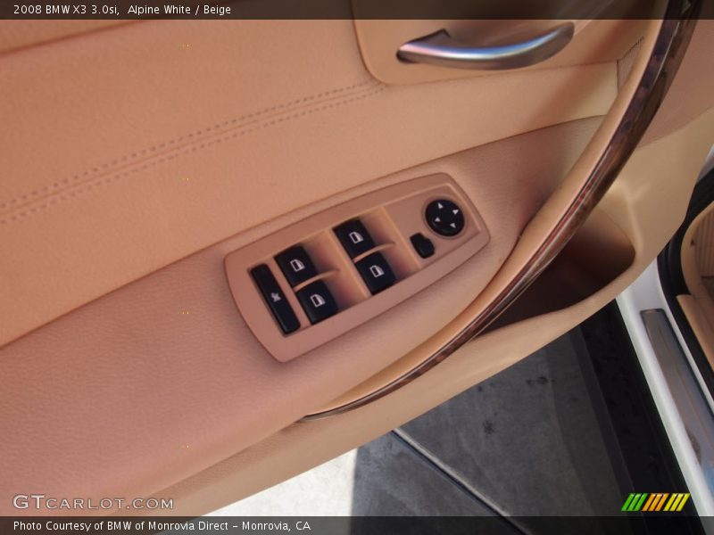 Alpine White / Beige 2008 BMW X3 3.0si