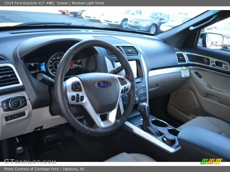 Sunset / Medium Light Stone 2014 Ford Explorer XLT 4WD