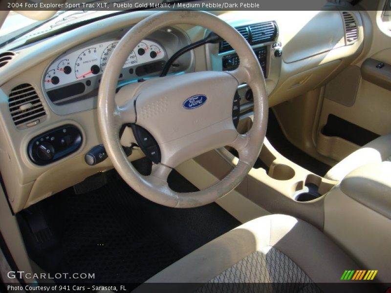 Pueblo Gold Metallic / Medium Pebble/Dark Pebble 2004 Ford Explorer Sport Trac XLT
