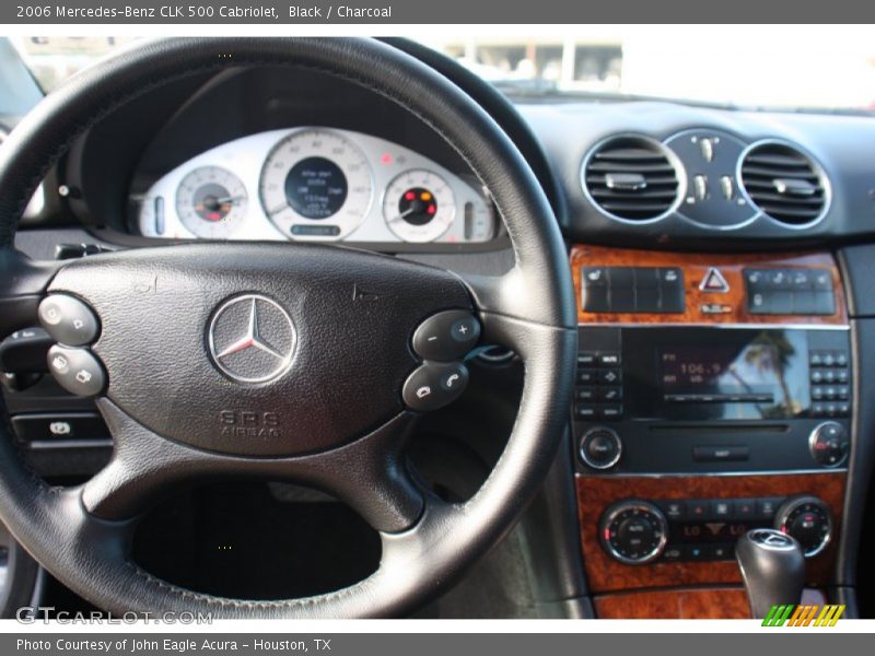 Black / Charcoal 2006 Mercedes-Benz CLK 500 Cabriolet