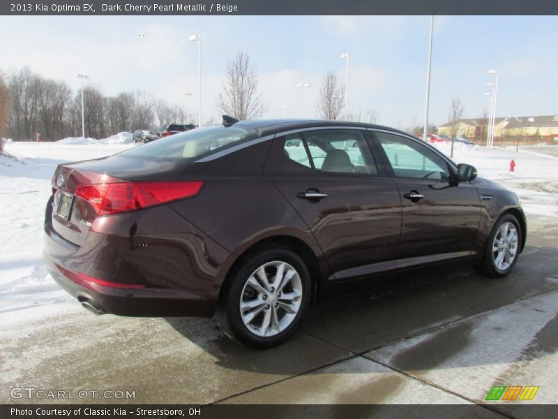 Dark Cherry Pearl Metallic / Beige 2013 Kia Optima EX