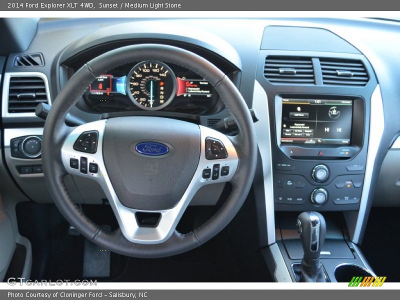 Sunset / Medium Light Stone 2014 Ford Explorer XLT 4WD