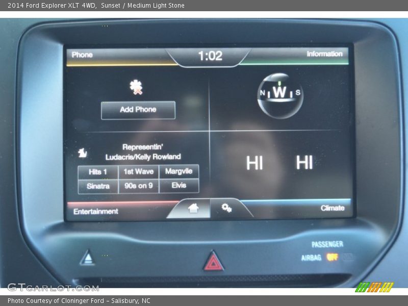Sunset / Medium Light Stone 2014 Ford Explorer XLT 4WD