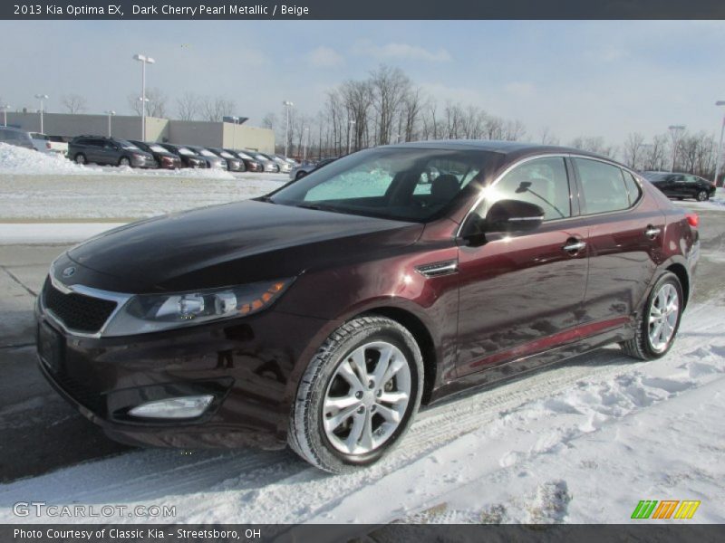 Dark Cherry Pearl Metallic / Beige 2013 Kia Optima EX