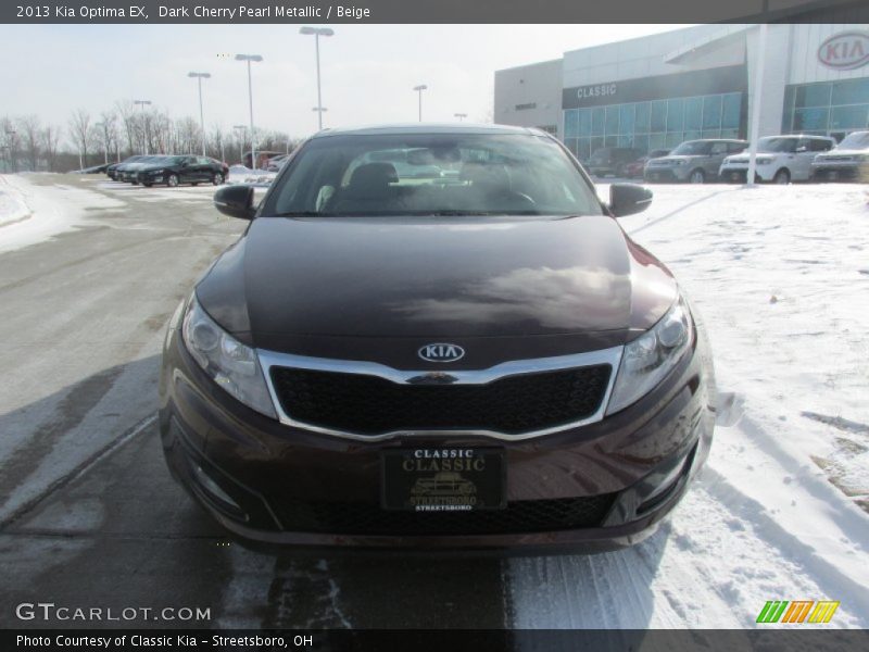 Dark Cherry Pearl Metallic / Beige 2013 Kia Optima EX