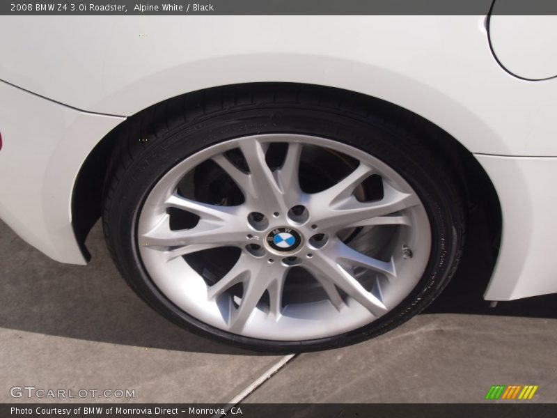 Alpine White / Black 2008 BMW Z4 3.0i Roadster
