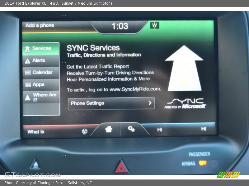Sunset / Medium Light Stone 2014 Ford Explorer XLT 4WD