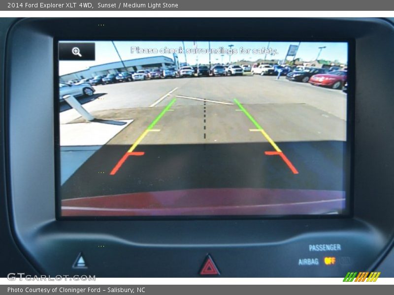 Sunset / Medium Light Stone 2014 Ford Explorer XLT 4WD