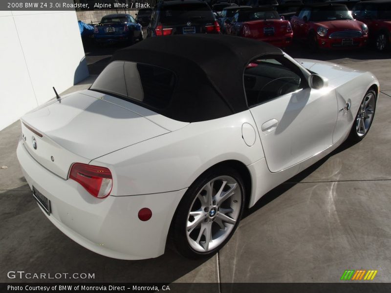 Alpine White / Black 2008 BMW Z4 3.0i Roadster