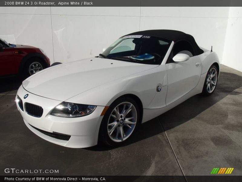 Alpine White / Black 2008 BMW Z4 3.0i Roadster