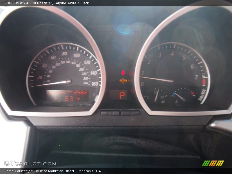 Alpine White / Black 2008 BMW Z4 3.0i Roadster