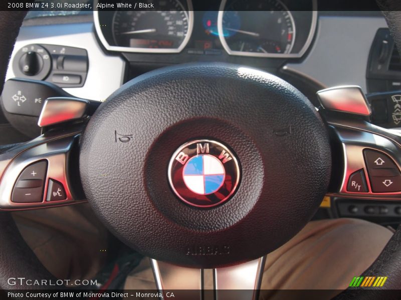 Alpine White / Black 2008 BMW Z4 3.0i Roadster
