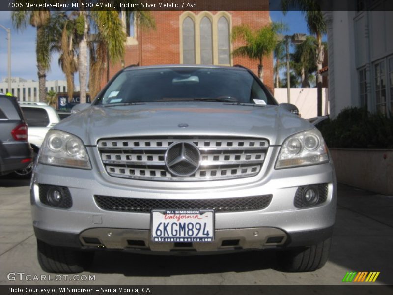 Iridium Silver Metallic / Ash 2006 Mercedes-Benz ML 500 4Matic