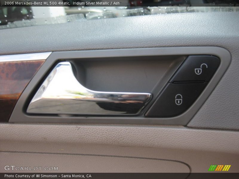 Iridium Silver Metallic / Ash 2006 Mercedes-Benz ML 500 4Matic