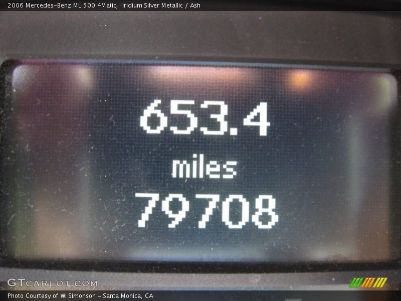 Iridium Silver Metallic / Ash 2006 Mercedes-Benz ML 500 4Matic