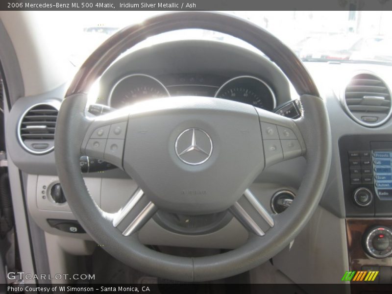 Iridium Silver Metallic / Ash 2006 Mercedes-Benz ML 500 4Matic